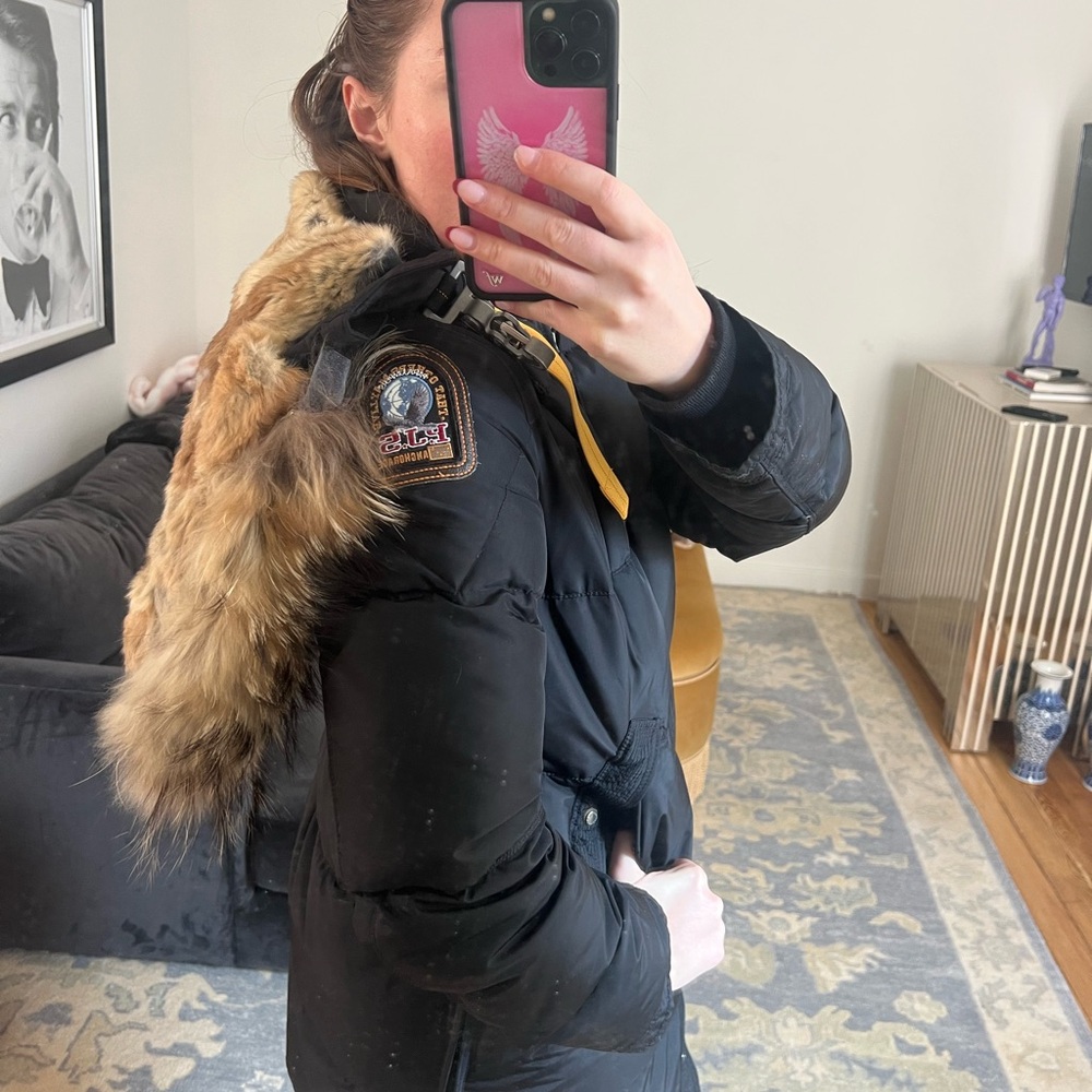 Parajumpers Puffer Coat with Fur Hood - Picture 4 of 13